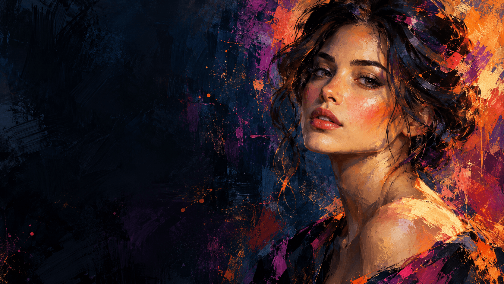 Expressive original artwork featured on ArtHub